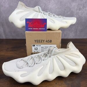 Adidas Yeezy 450 Cloud White Size 12 H68038 Men’s Sneakers OG Rare Kanye West Ye